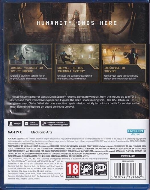 Dead Space - PS5 (A-Grade) (Genbrug)